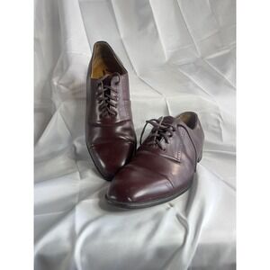 Dunbar Wingtip Brown Oxford Men's Dress Shoes Size 9